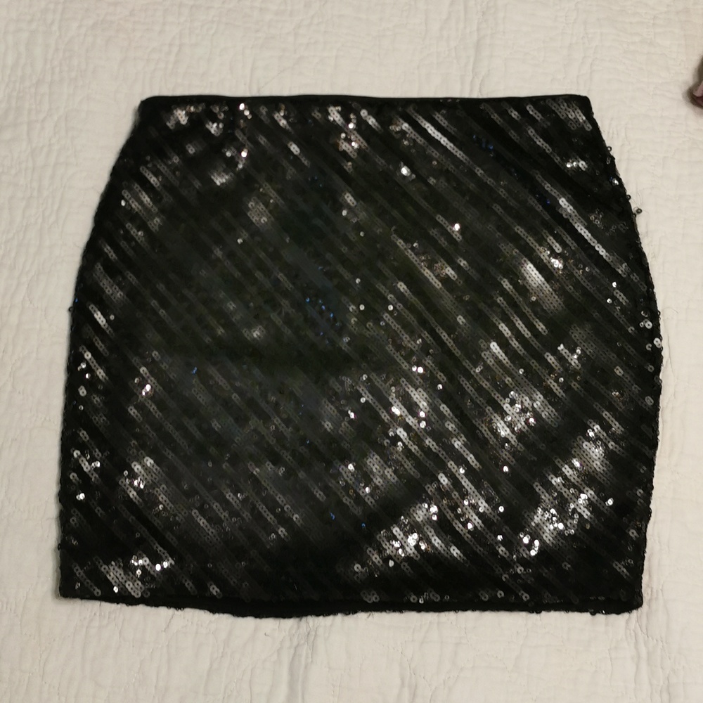 Sequin mini skirt